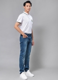 Quần jean nam xanh đá slimfit