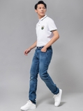 Quần jean nam xanh đá slimfit