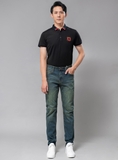 Quần jean xanh mài rêu SLIM FIT