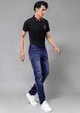 QUẦN JEANS XANH MÀI XƯỚC SLIM FIT