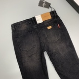 QUẦN JEANS ĐEN XÁM MÀI STRAIGHT