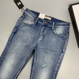 QUẦN JEAN XANH SÁNG MÀI SLIM FIT