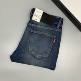 QUẦN JEAN XANH ĐẬM MÀI SLIM FIT