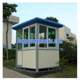 Cabin Bảo Vệ Khung Thép Ốp Alu BOD-01 (Mái bo tròn)