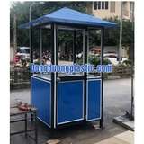 Cabin Bảo Vệ Khung Thép Ốp Alu BOD-03 (Mái chóp)