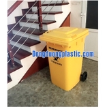 Thùng Rác 240 Lít Nhựa HDPE có bánh xe