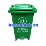 Thùng Rác 60 Lít Đạp Chân Nhựa HDPE