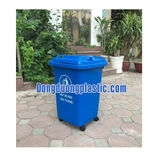 Thùng Rác 60 Lít Nhựa HDPE có bánh xe