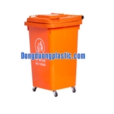 Thùng Rác 90 Lít Có Bánh Xe Nhựa HDPE