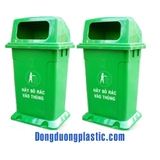 Thùng Rác 95 Lít Nắp Hở Nhựa HDPE