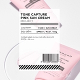 Chocho's Lab Kem Chống Nắng Tone Capture Pink Suncream SPF50+/PA++++ 50g