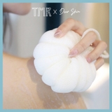 Bông Tắm Lưới White 50g Hình Hoa và Hình Tròn by TMR