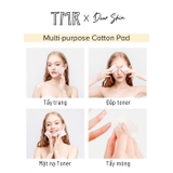 TMR Bông tẩy trang Natural Cotton Pad Thin 400p