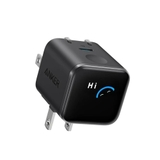 Củ Sạc Nhanh Anker 45W Smart GaN (Màn hình hiển thị) - A121D