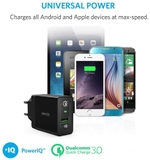 Sạc ANKER 1 Cổng 18w Quick Charge 3.0 (có PowerIQ) - [PowerPort+1] - A2013