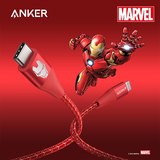 Cáp ANKER PowerLine+ II USB-C to Lightning 1.8m Marvel - A9551