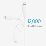 Cáp ANKER PowerLine II USB-C to Lightning 1.8m - A8633