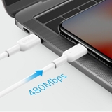 Cáp ANKER PowerLine II USB-C to Lightning 0.9m - A8632