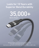 Cáp sạc Anker USB-A to USB-C Cable 0.9M , 1.8M - A82G2