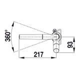 Vòi rửa bát Blanco Yovis-S 518297