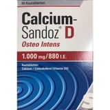 Calcium Sandoz® D Osteo Intens 1000mg/880 I.E