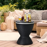 Bàn bar ướp lạnh COSTWAY 3-in-1 Side Table 30 L Cool Box Stool