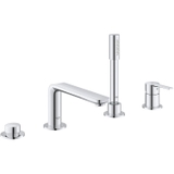 Vòi bồn tắm 4 lỗ Grohe Lineare + đế âm (19577001 + 29037000)