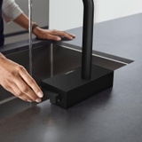 Vòi rửa bát Aquno Select Hansgrohe M81 Black matt