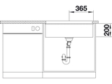 Chậu rửa bát âm bàn Blanco Etagon 700-U - Muskat (525175)