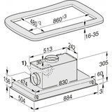 Hút mùi âm tủ Miele DA 2808