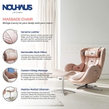 Ghế massage Nouhaus Classic Massage Chair with Ottoman Pale Rose