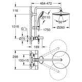 Sen cây Grohe Euphoria System 260 26114001