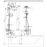 Sen cây Hansgrohe Crometta S 240 27320000