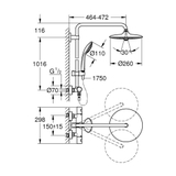 Sen cây Grohe Euphoria System 260 27296002