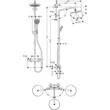 Sen cây Hansgrohe Croma 220 27185000