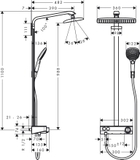 Sen cây Hansgrohe Raindance E 360 27288000