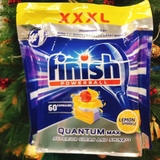 Viên rửa bát Finish Quantum Max Lemon