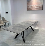 Bàn Ăn Kéo Dài Thông Minh 2m6 8 Ghế 2525S