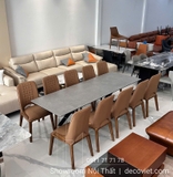 Bàn Ăn Thông Minh Kéo Dài 2m6 10 Ghế 2462S