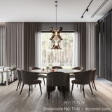 Bàn Ăn Tròn 8 Người Mặt Đá 1943S