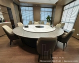 Bàn Ăn Tròn Xoay Lớn 14 Người 2676S