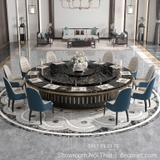 Bàn Ăn Xoay Tròn Lớn 14 Người 2148S