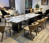 Bộ Bàn Ăn 8 Người Mặt Đá 2408S