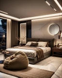 Giường Bọc Da Hiện Đại 102T