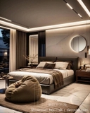 Giường Bọc Da Hiện Đại 102T