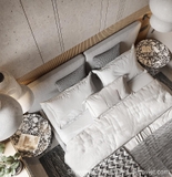 Giường Ngủ Bọc Vải 81T