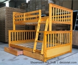 Giường Tầng Trẻ Em 1T – Nâu