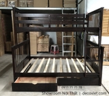 Giường Tầng Trẻ Em 1T – Nâu