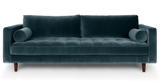 Sofa 2 Chỗ Vải Nhung 344T