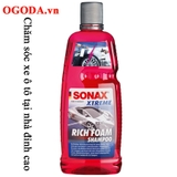 Nước rửa xe nhiều bọt đậm đặc, nước rửa xe sonax siêu bọt tuyết - Sonax Xtrem Rich Foam Shampoo